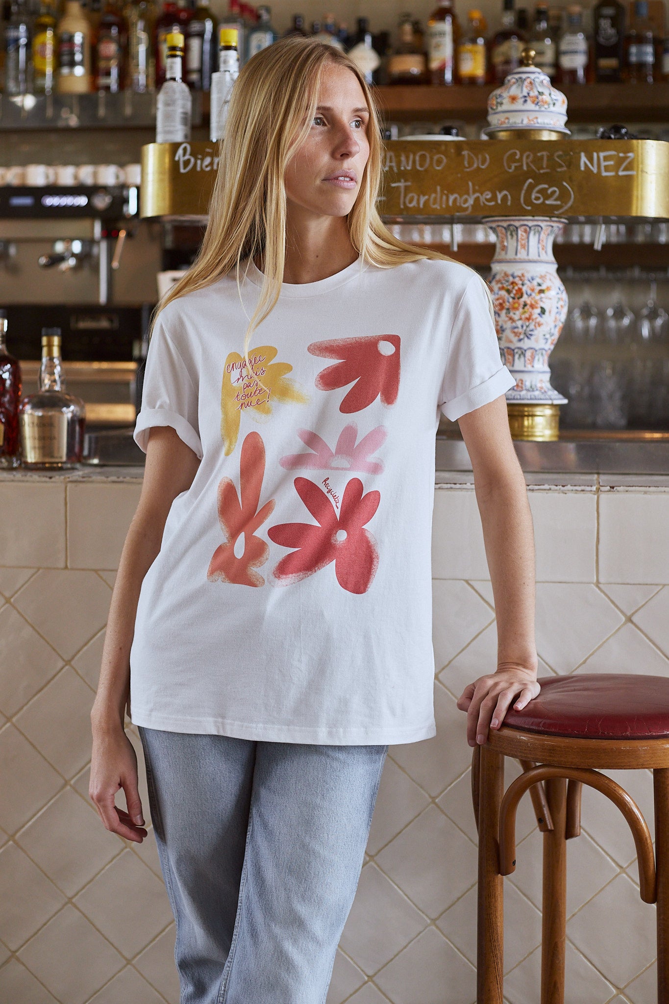 T shirt femme nue online